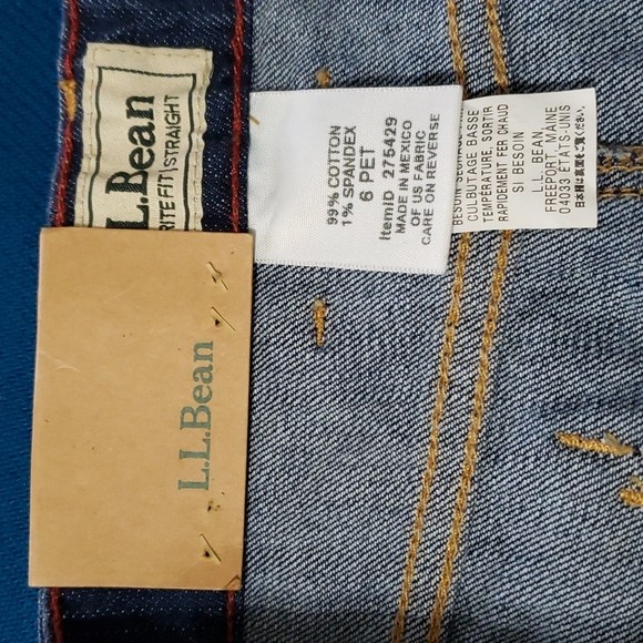 L. L. Bean Favorite Fit Denim Skirt 6 Petite - Picture 7 of 8